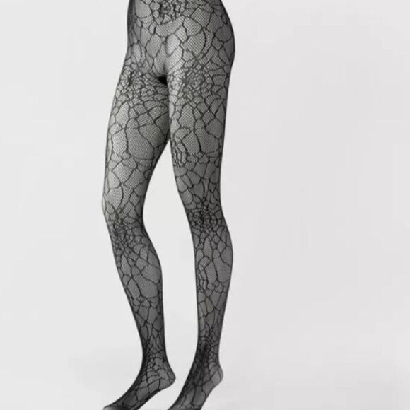 Women's Spider Web Net Halloween Tights ~ Hyde & EEK (Size S/M) NEW!!! - Picture 1 of 4
